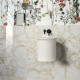 Carrelage effet marbre collection Pulp - couleur or - photo d'ambiance salle de bain bis