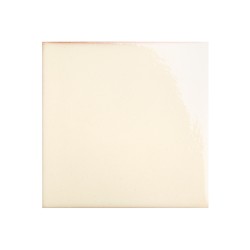 Carrelage couleur crème en terre cuite émaillée