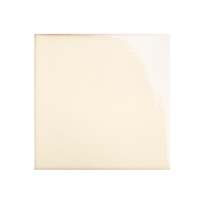 Carrelage couleur crème en terre cuite émaillée