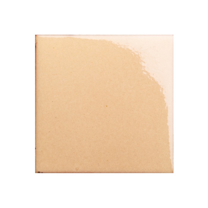 Carrelage beige en terre cuite émaillée