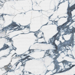 Carrelage extérieur effet marbre collection Pulp - plinthes - couleur bleue - photo carreau seul