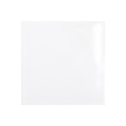 Carrelage blanc en terre cuite émaillée