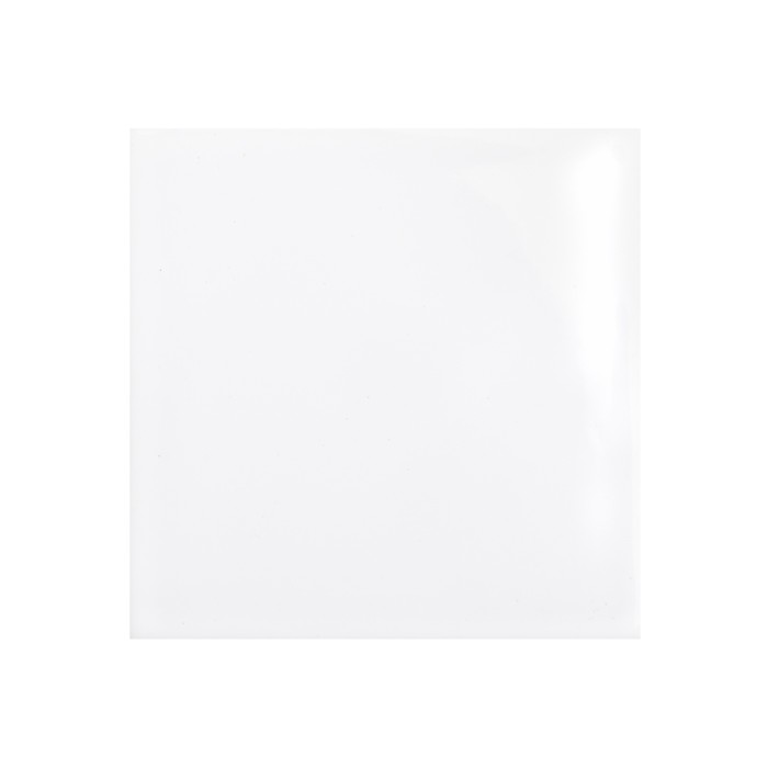 Carrelage blanc en terre cuite émaillée