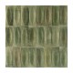 Carrelage effet zellige collection Gleeze Eye vert jade - 7,5x20 cm