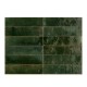 Carrelage effet zellige Look couleur olive - 6x24 cm