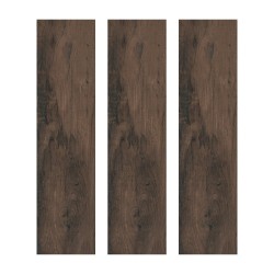Carrelage extérieur effet bois collection Woodland - couleur noyer - carreau seul