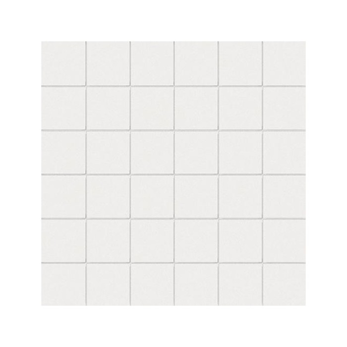 Carrelage uni collection Cesi -  couleur blanc talc - Talco - sur trame - 30x30 cm