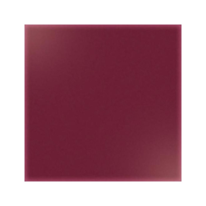 Carrelage uni collection Cesi - couleur bordeaux - photo carreau seul