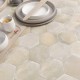 Carrelage effet terre cuite collection Cottage - couleur sable - carreaux hexagonaux - photo d'ambiance sol