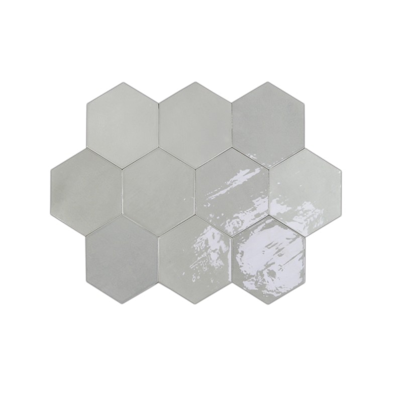 Ech. Zellige Hexa Grey