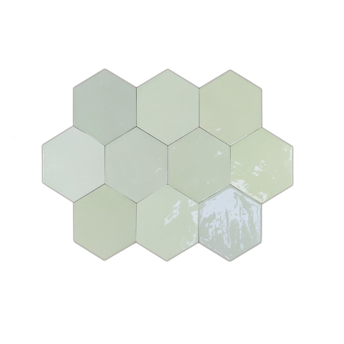 Ech. Zellige Hexa Mint