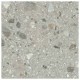 Carrelage effet pierre collection Lombarda Mix - plinthes - couleur gris cendre - photo carreau seul