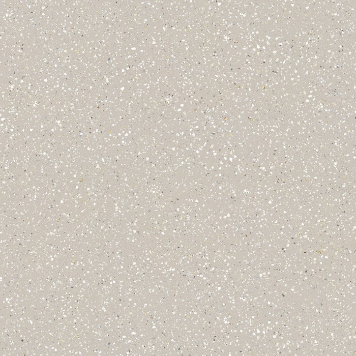 Carrelage effet terrazzo collection Pols plinthes - couleur gris sable - carreau seul