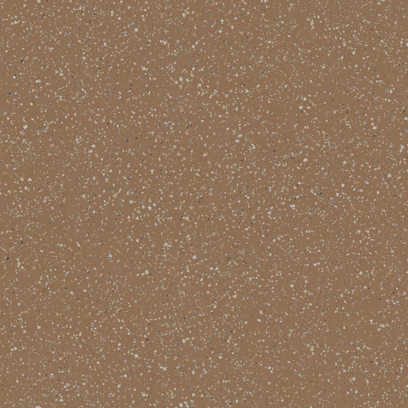 Carrelage effet terrazzo collection Pols plinthes - couleur cuivre - carreau seul