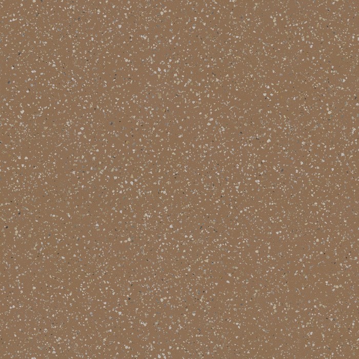 Carrelage effet terrazzo collection Pols plinthes - couleur cuivre - carreau seul