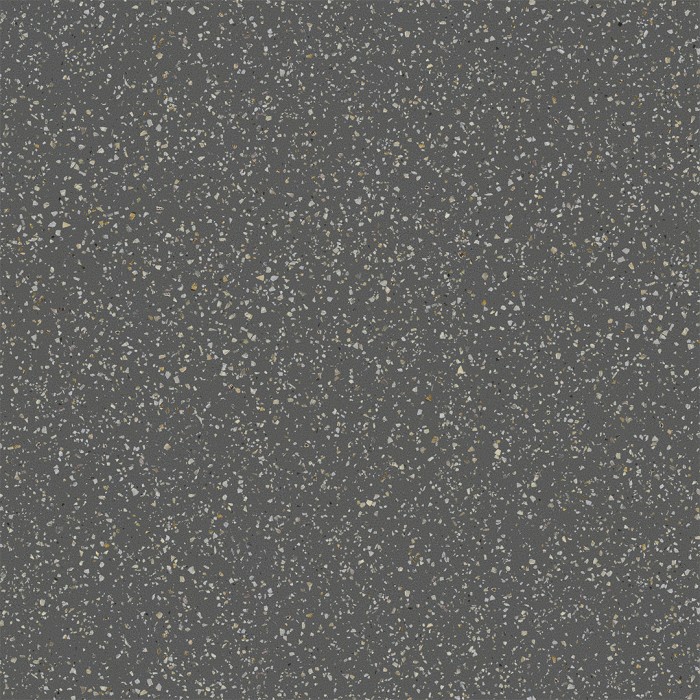 Carrelage effet terrazzo collection Pols plinthes - couleur graphite - carreau seul