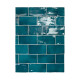 Carrelage effet zellige collection Manacor bleu - 7,5x15 cm