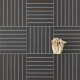 Carrelage faïence mat collection Fringe Bold anthracite - photo d'ambiance