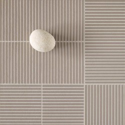 Carrelage faïence mat collection Fringe Thin gris - photo d'ambiance