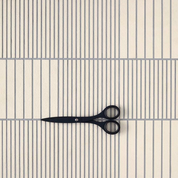 Carrelage faïence mat collection Fringe Thin blanc - photo d'ambiance