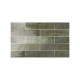 Carrelage effet zellige collection Tribeca couleur vert sauge - 6x24,6 cm