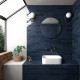 Carrelage effet zellige collection Tribeca couleur bleu marine - salle de bain