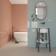 Faïence collection bits coloris scuba format carré en finition brillante - salle de bain