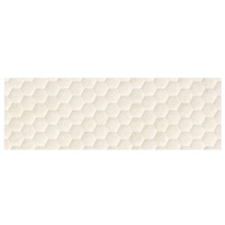 Carrelage effet pierre collection Bera & Beren Relief Six - blanc - photo carreau seul