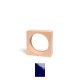 Claustra au motif rond et carré Estartit B, couleur bleu profond