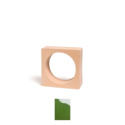 Claustra au motif rond et carré Estartit B, couleur vert
