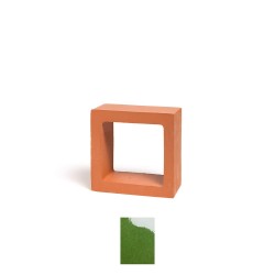 Claustra carré Cuadrada, couleur vert