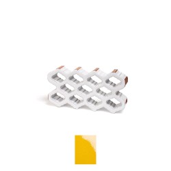 Claustra terre cuite Rosas - émaillé - couleur jaune