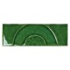 Carrelage faïence Hammer décorée couleur vert émeraude - carreau seul 1
