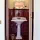 Carrelage uni - Granato - sur trame - carreaux 5x5 cm - salle de bain