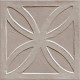 Carrelage décoré effet carreaux de ciment Amuri structure gelosia - couleur grise - carreau seul