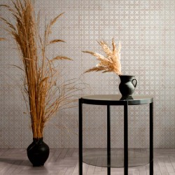 Carrelage décoré effet carreaux de ciment Amuri decoro zucchero - couleur grise - photo d'ambiance