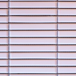 Carrelage faïence mosaïque Stick - coloris rose mat - photo trame seule zoomée