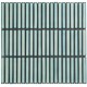 Carrelage faïence mosaïque Stick - coloris turquoise brillant - photo trame seule