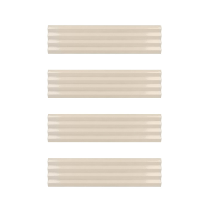 Carrelage faïence collection Praia - couleur beige pale - photo carreau seul brillant Carrelage faïence collection Praia - couleur beige pale - photo carreau seul brillant