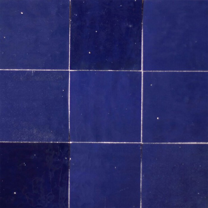 Ech. Zellige Fait Main Bleu Nuit
